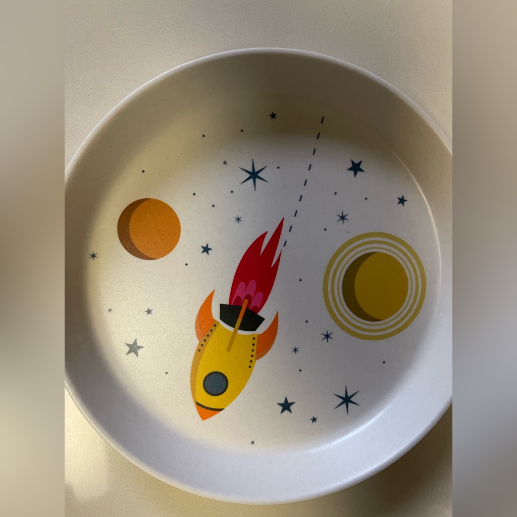 Toddler Rocket Ship Plate Pillow Fort Brand